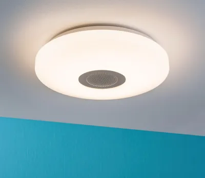 Zdjęcie produktu dla Lampa sufitowa LED Accento gwieździste niebo z funkcją ściemniania głośnika