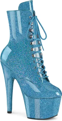 Produktbild von ADORE-1020GP Damen Booties von Pleaser, Hellblau  , EU 35, US 5