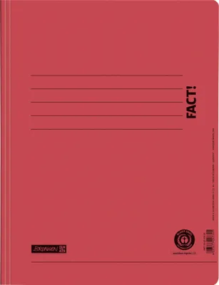 Produktbild von Schnellhefter Fact! A4 Recycling rot Packung mit 25 Stück