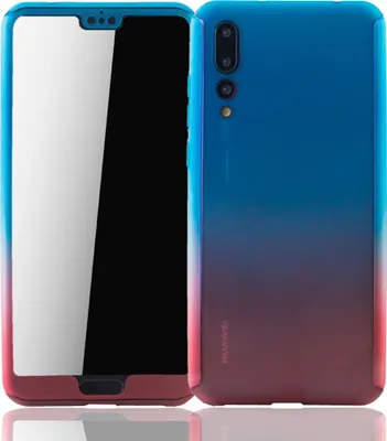Produktbild von Handyhülle Schutzhülle für Huawei P20 Pro Full Case Cover Displayschutz 360 Rot