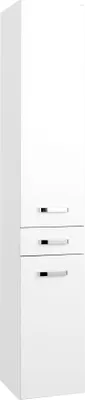 Produktbild von Seitenschrank Hochschrank Badschrank Badhochschrank Badmöbel weiß "Bologna I"