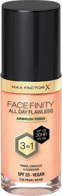 Produktbild von Max Factor Facefinity 3in1 Primer, Concealer y Foundation 35-Pearl Beige 30ml