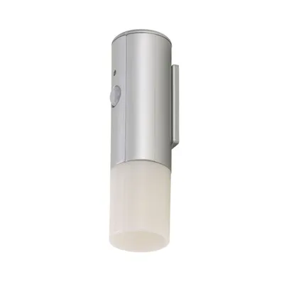 Produktbild von Briloner LED Wandleuchte Silber 2 x 0,06W 12lm Tageslicht 6000K kaltweiß inkl. 3 x AAA Batterie & Bewegungsmelder