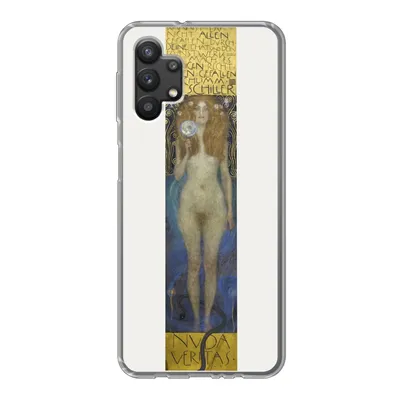 Produktbild von MuchoWow® Handyhülle Schutzhülle Hülle für Samsung Galaxy A32 5G Nuda veritas - Gustav Klimt Silikon Softcase Handy Hülle - Softcase
