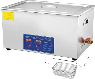 Obrázek produktu pro Ultrazvuková čistička, objem 6 l, nerezová ocel, frekvence 40 kHz,30 l