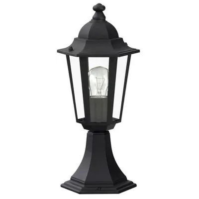 Obrázok produktu pre Rabalux Čierna záhradná lampa Velence pre žiarovku E27 40cm 8206