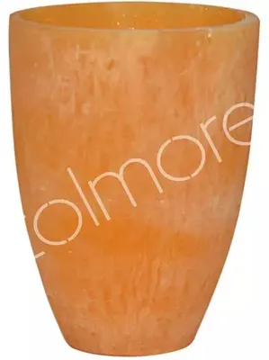 Zdjęcie produktu dla Wazon JESSIE, średnica 11 cm, wysokość 13 cm, kolor bursztynowy