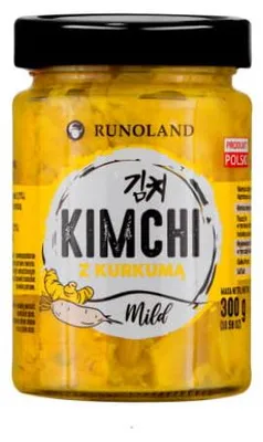 KIMCHI MILD Z KURKUMĄ KOREAŃSKA KISZONA KAPUSTA 270G RUNOLAND