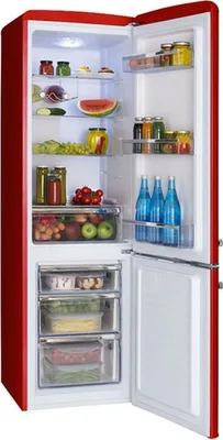 Obrázek produktu pro Amica KGCR 387100 R, 244 l, N-ST, 43 dB, 3 kg/24 h, E, červená