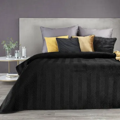 Immagine prodotto di Copriletto nero SOFIA 170x210cm