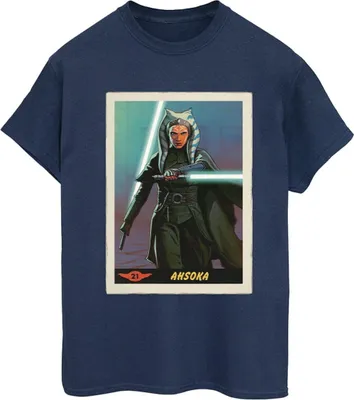 Produktbild von Star Wars - "The Mandalorian" T-Shirt für Damen BI45838 (XXL) (Marineblau)