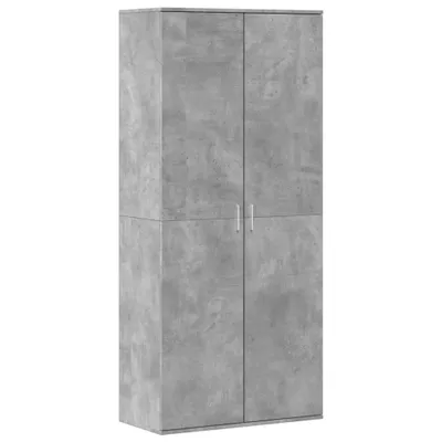 Obrázok produktu pre vidaXL Skriňa na topánky Concrete Grey 80x39x178 cm Drevo Materiál