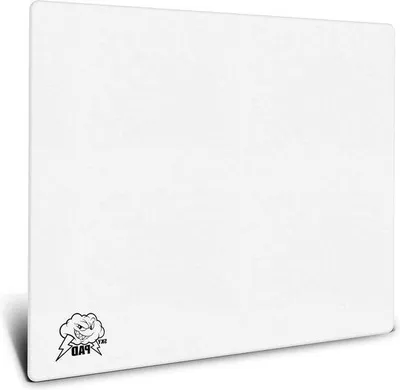 Produktbild von Weißes großes Glas Gaming Mauspad 300x350mm