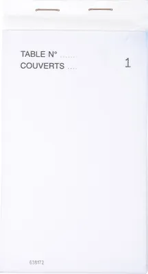 Image de Exacompta 96202E 50x - Bloc-notes Exac Hotel 8x15cm 50Bl Trip