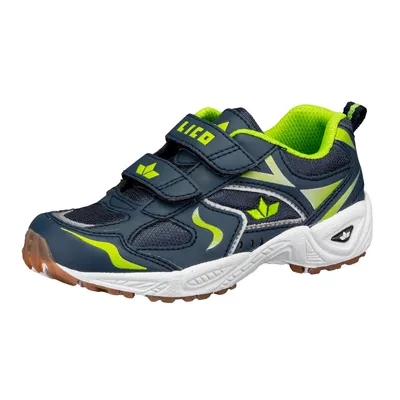 Produktbild von LICO Jungen Klett Halbschuh  blau grün 34
