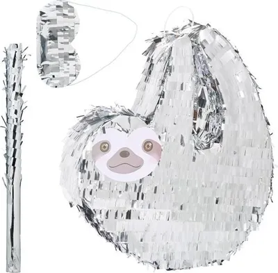 Obrázok produktu pre Lenivosť Pinata s palicou a maskou