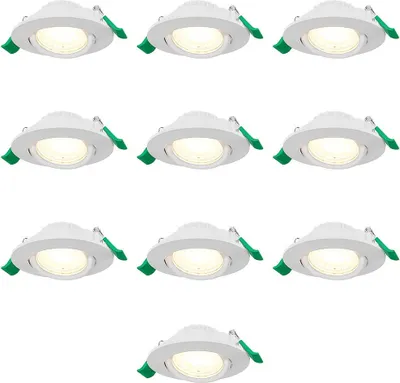 Image de HOFTRONIC - Spot LED encastrable orientable 6W 570lm CCT 2700K/4000K/6000K Blanc