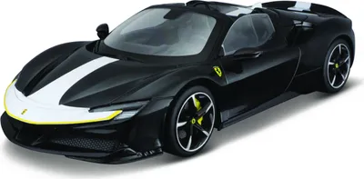 Zdjęcie produktu dla BBURAGO Ferrari SF90 Stradale Assetto Fiorano 1:18, Model super pojazdu, Wstępnie zmontowany, 1:18, Ferrari SF90 Stradale Assetto Fiorano, Każda płeć, Metal, Plastik