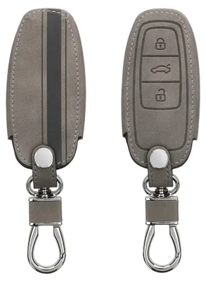 Produktbild von kwmobile Schlüsselhülle für Audi A6 A7 A8 Q7 Q8 3-Tasten Autoschlüssel Keyless Hülle - Autoschlüssel Schlüssel Hülle aus Silikon - Schlüsselschutz