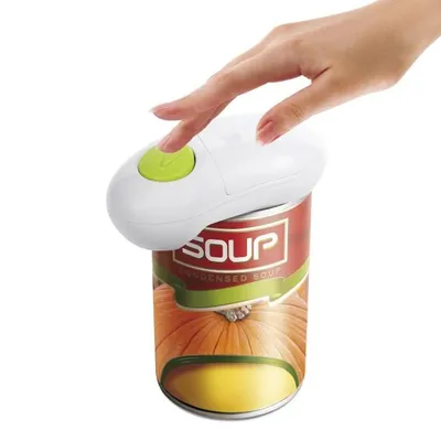 Image de ONE TOUCH 25489 Ouvre-boite électrique compact - aide à la préhension - 12,7 cm