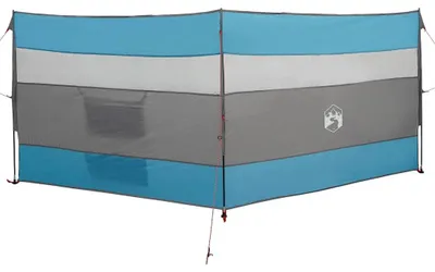 Image de vidaXL Paravent de camping bleu 340x130 cm Imperméable à l'eau