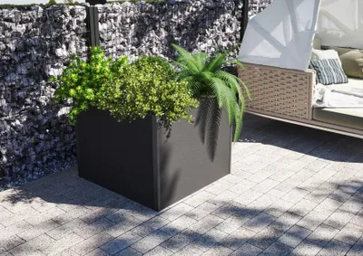 Produktbild von Hochbeet 94x90x74 cm WPC dunkelgrau