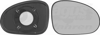 Produktbild von VAN WEZEL Spiegelglas Außenspiegel Rechts für CHEVROLET MATIZ (M200, M250) Konvex 8107832