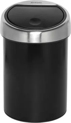 Produktbild von Brabantia Touch Bin 3 L Schwa Schwarz, 364440