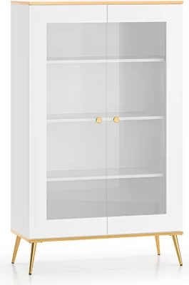 Produktbild von Geschirrschrank Zora mit 2 Türen, Weiß, 152cm