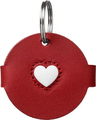 Produktbild von Hunter Anhänger Hundemarken-Etui Love Ø = 4,3 cm rot, Größe:S
