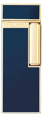 Produktbild von Colibri Feuerzeug Continental marine / gold, unbefüllt