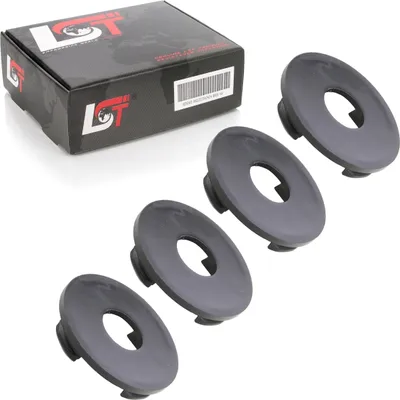 Produktbild von 4x Radnabenkappe Felgendeckel Schwarz ø 55mm für MAZDA HONDA SUZUKI MITSUBISHI