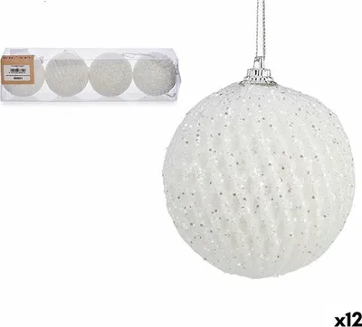 Obrázek produktu pro Krist+ Sada vánočních ozdob z bílého polystyrenu (12 kusů)