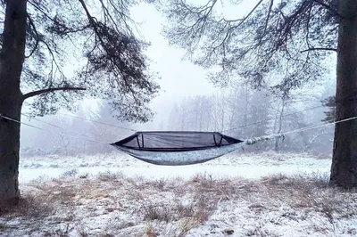 Produktbild von DD Hammocks DD Frontline Winter MC weiß - Outdoor-Hängematte Hängematte