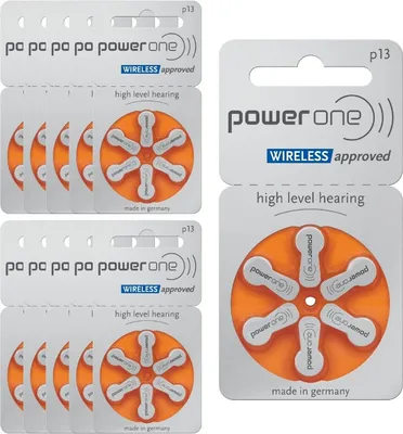 Produktbild von 60 Stück Varta PowerOne P 13 - Hörgerätebatterie PR48 - 310 mAh 1,4 V