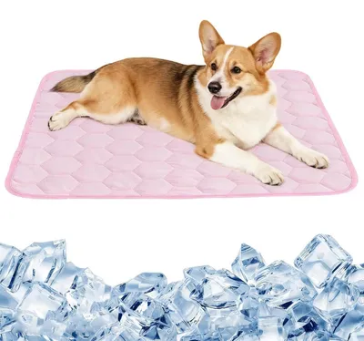 Immagine prodotto di Tappetino refrigerante per cani, 70x55 cm, rosa, auto-raffreddante