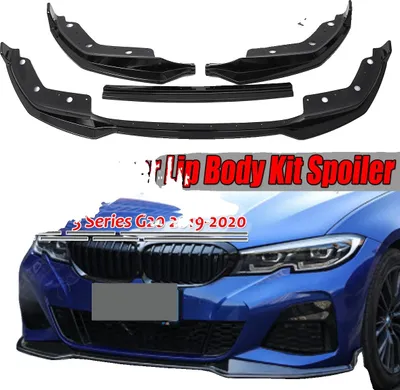 Produktbild von Frontstoßstangenlippe Spoiler, Einfache Installation, Langlebiges Material, schwarz