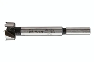 Immagine prodotto di Wolfcraft 3315000 Punta Forstner 20 mm lunghezza totale 90 mm gambo diritto 1 pz.