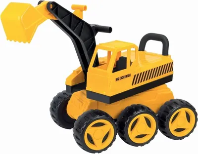 Produktbild von Pilsan Big spielzeugbagger 69 cm gelb/schwarz