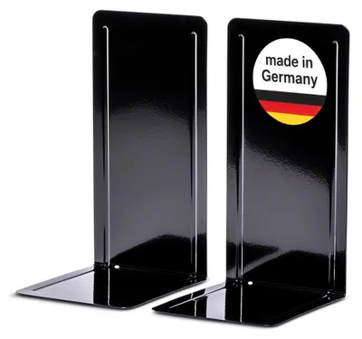 Produktbild von MAUL Buchstütze Stahl 14 x 12 x 24 cm schwarz