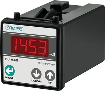 Zdjęcie produktu dla Cyfrowy wbudowany amperomierz panelowy do pomiaru prądów pośrednich AC X/5 48 mm x 48 mm
