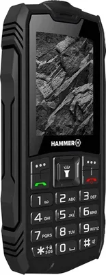 Obrázek produktu pro myPhone Hammer Rock, Na výšku, Dual SIM, 6,1 cm (2.4"), 0,3 MP, 1800 mAh, Černá