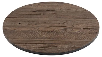 Produktbild von TREIBHOLZ | Gastro Massiv Tischplatte | Ø 70 x 2,5 cm | Walnuß | Rund | Gastro Massivholzplatte, Tischplatte Treibholz