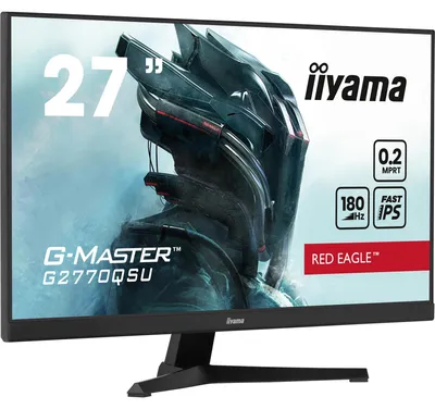 Produktbild von iiyama G-MASTER G2770QSU-B6, 68,6 cm (27"), 2560 x 1440 Pixel, Wide Quad HD, LED, 0,2 ms, Schwarz