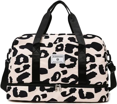 Obrázek produktu pro Sportovní taška o objemu 42,43 litru, rozměry 51x26x32 cm, vodotěsná, s přihrádkou na boty a oddílem na mokré věci, vhodná pro fitness