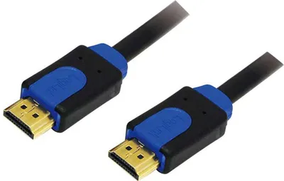Produktbild von LogiLink CHB1102, 2 m, HDMI Typ A (Standard), HDMI Typ A (Standard), 8,16 Gbit/s, Schwarz, Blau