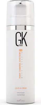 Produktbild von GK HAIR Global Keratin Leave-In Conditioner Cream (4,4 Fl Oz/130 ml) Conditioning Detangler Hydrating Glättend Feuchtigkeitsspendend & Frizz-Kontrolle Für trockenes, geschädigtes Haar Schutz vor dem Schwimmen – alle Haartypen