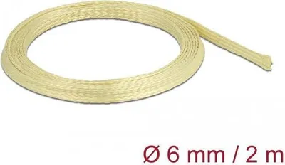 Produktbild von DELOCK Geflechtschlauch aus Aramid Fasern 2 m x 6 mm