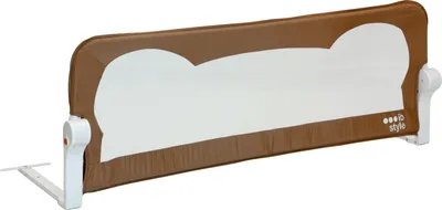 Produktbild von ib style® FINN Bettgitter 180cm Bettschutzgitter Rausfallschutz Babybettgitter BRAUN