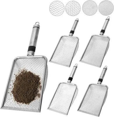 Obrázok produktu pre Záhradné sito 4 ks, nehrdzavejúca oceľ, 2, 2.8, 3.8, 5 mm, pre záhradníctvo
